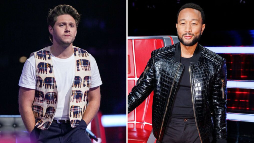Niall Horan and John Legend — 'The Voice'