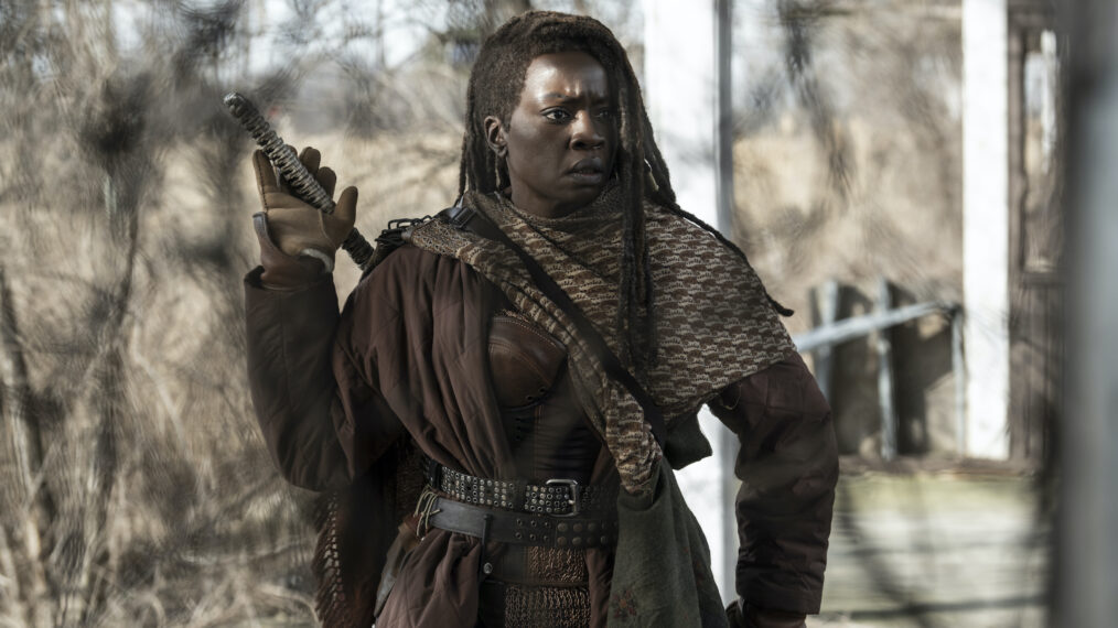 Danai Gurira como Michonne en 'The Walking Dead: Los que viven'