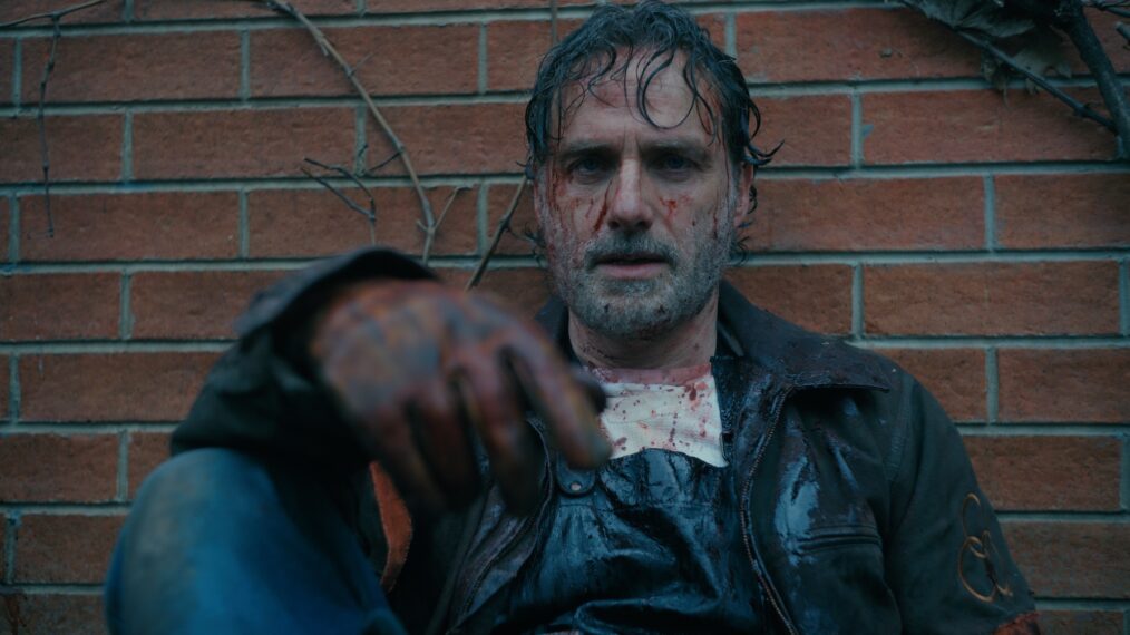 Andrew Lincoln as Rick Grimes in 'The Walking. Dead: The Ones Who Live'