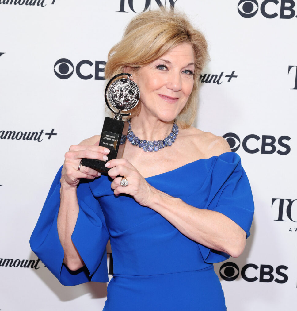 Victoria Clark, winner of the award for Best Performance By An Actress in a Leading Role in a Musical for 