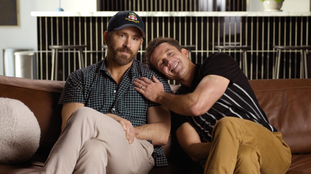 Ryan Reynolds and Rob McElhenney in 'Welcome to Wrexham' Season 2