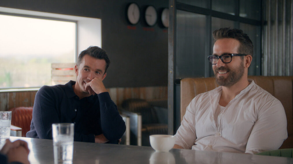 Rob McElhenney and Ryan Reynolds in 'Welcome to Wrexham' Season 2 Episode 12