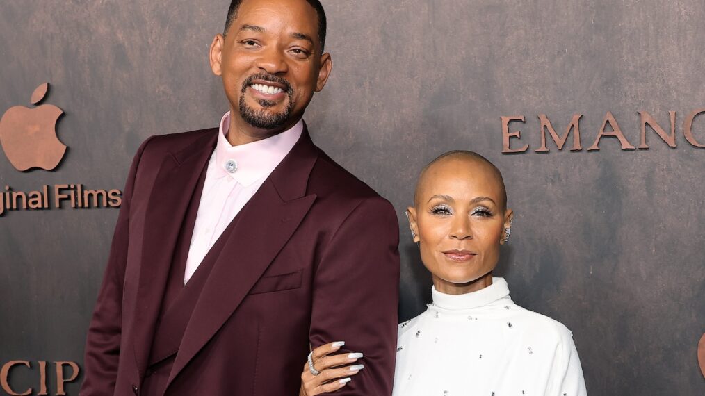 Will and Jada Smith on red carpet