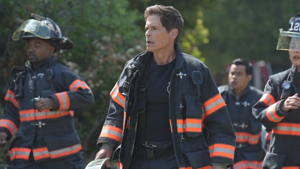 Brian Michael Smith, Rob Lowe, Julian Works and Natacha Karam — '9-1-1: Lone Star'