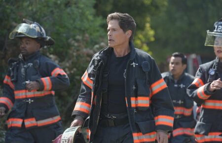 Brian Michael Smith, Rob Lowe, Julian Works and Natacha Karam — '9-1-1: Lone Star'