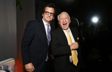 TCM host Ben Mankiewicz, and director Mel Brooks attend the 2018 TCM Classic Film Festival Opening Night After Party on April 26, 2018 in Hollywood, California