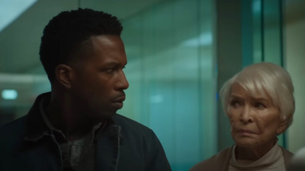 Leslie Odom Jr. and Ellen Burstyn in The Exorcist: Believer