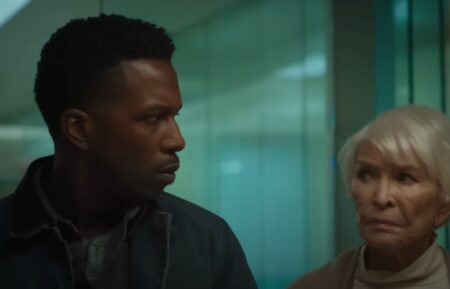 Leslie Odom Jr. and Ellen Burstyn in The Exorcist: Believer