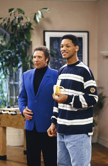 Tom Jones and Will Smith in 'Fresh Prince of Bel-Air'