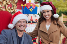 Lacey Chabert and Wes Brown in Haul Out the Holly