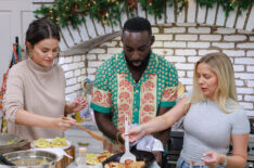 Selena Gomez and Eric Adjepong in 'Home for the Holidays + Meet the Guest Chefs'