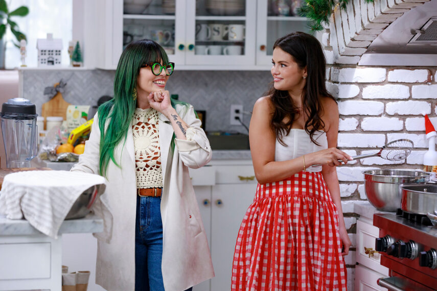 Claudette Zepeda and Selena Gomez in 'Home for the Holidays + Meet the Guest Chefs'