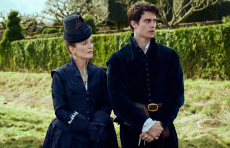 Julianne Moore and Nicholas Galitzine in Mary and George