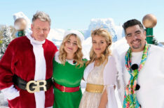 Gordon Ramsay, Tilly Ramsay, Daphne Oz, Aarón Sánchez in 'MasterChef Junior: Home for the Holidays'