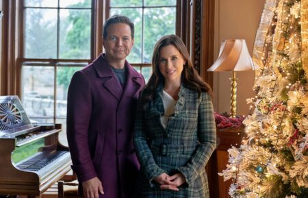 Scott Wolf and Lacey Chabert in 'A Merry Scottish Christmas'