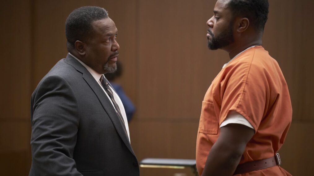 Wendell Pierce and Malcolm-Jamal Warner in 'Accused'