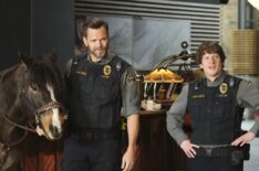 Joel McHale and Michael Rowland in 'Animal Control' - 'Unicorns and Mountain Lions'