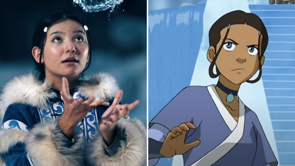 Kiawentiio as Katara in Netflix's 'Avatar: The Last Airbender,' Katara in Nickelodeon's 'Avatar: The Last Airbender'