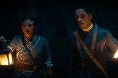 Kiawentiio as Katara, Ian Ousley as Sokka in Season 1 of in Netflix's 'Avatar: The Last Airbender'