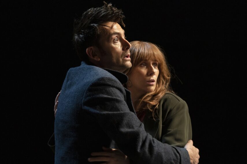 The Doctor (David Tennant) and Donna Noble (Catherine Tate) from 'Doctor Who' 