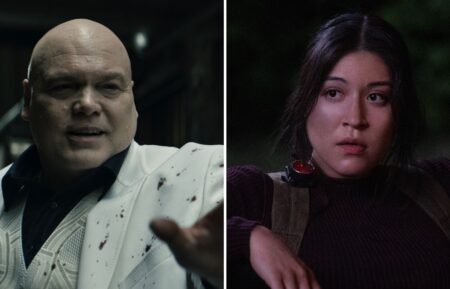 Vincent D'Onofrio and Alaqua Cox in 'Echo'