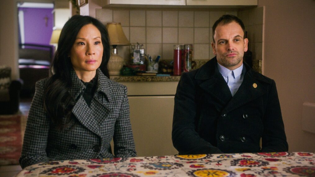 Lucy Liu and Jonny Lee Miller for 'Elementary'