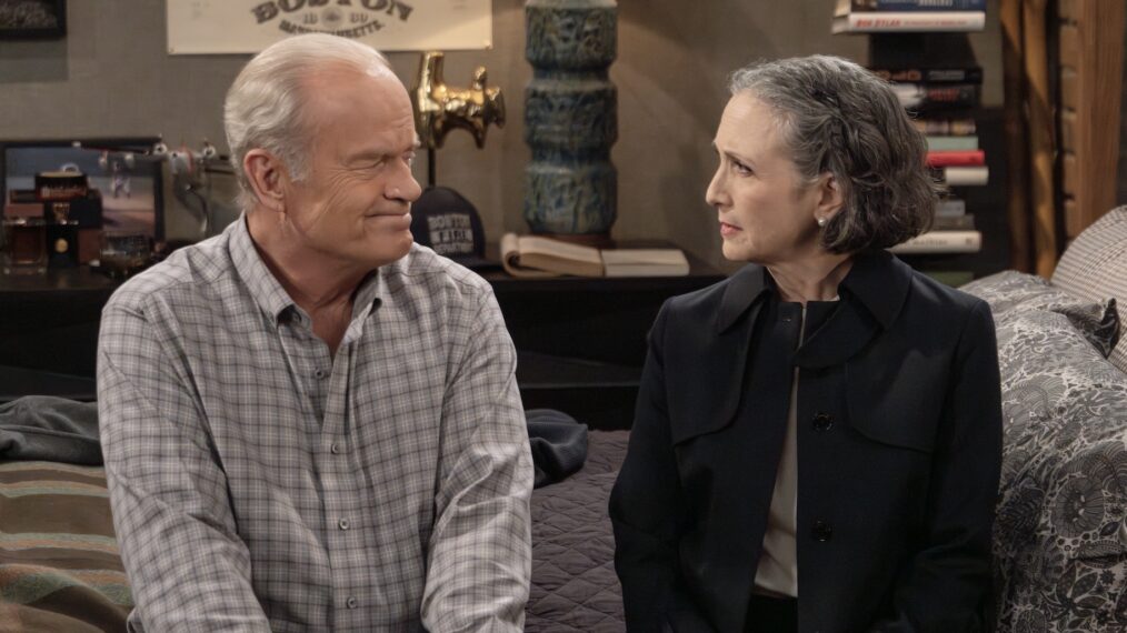 Kelsey Grammer and Bebe Neuwirth in 'Frasier'