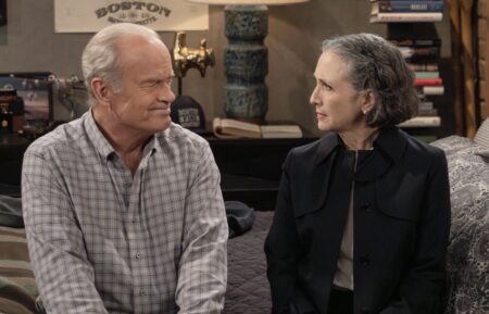 Kelsey Grammer and Bebe Neuwirth in 'Frasier'