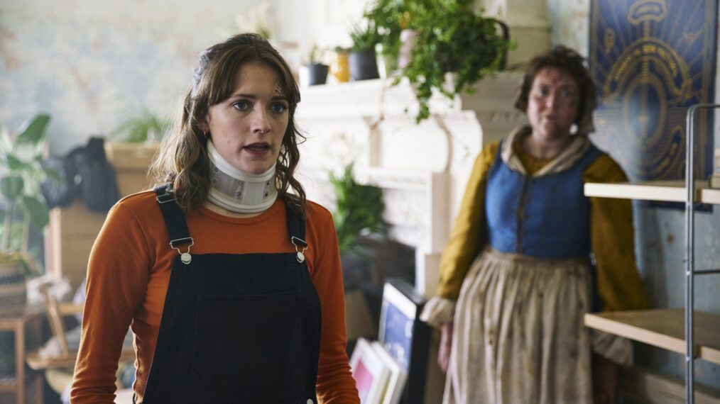 Charlotte Ritchie and Katy Wix in 'Ghosts UK'