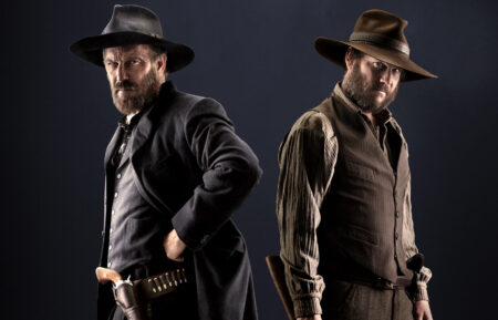 Kevin Costner and Bill Paxton in History Channel's 'Hatfields and McCoys'