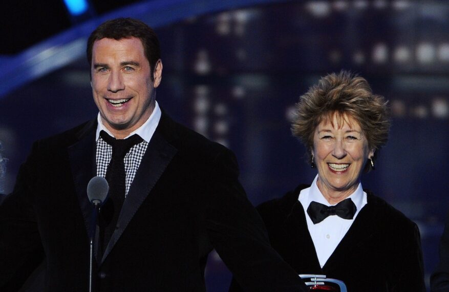 John and Ellen Travolta at awards show