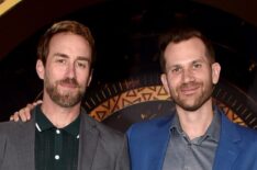 Justin Benson and Aaron Moorhead at Loki Season 2 Launch Event in Los Angeles