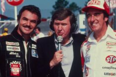 Burt Reynolds, Ken Squier, and Jim Nabors in 'Stroker Ace'