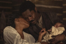 Lauren E. Banks as Jennie Reeves and David Oyelewo as Bass Reeves in 'Lawmen: Bass Reeves' - Season 1, Episode 3