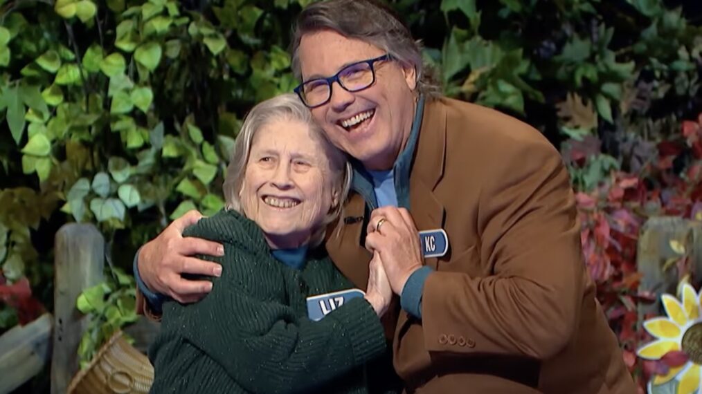 Liz and KC on Wheel of Fortune