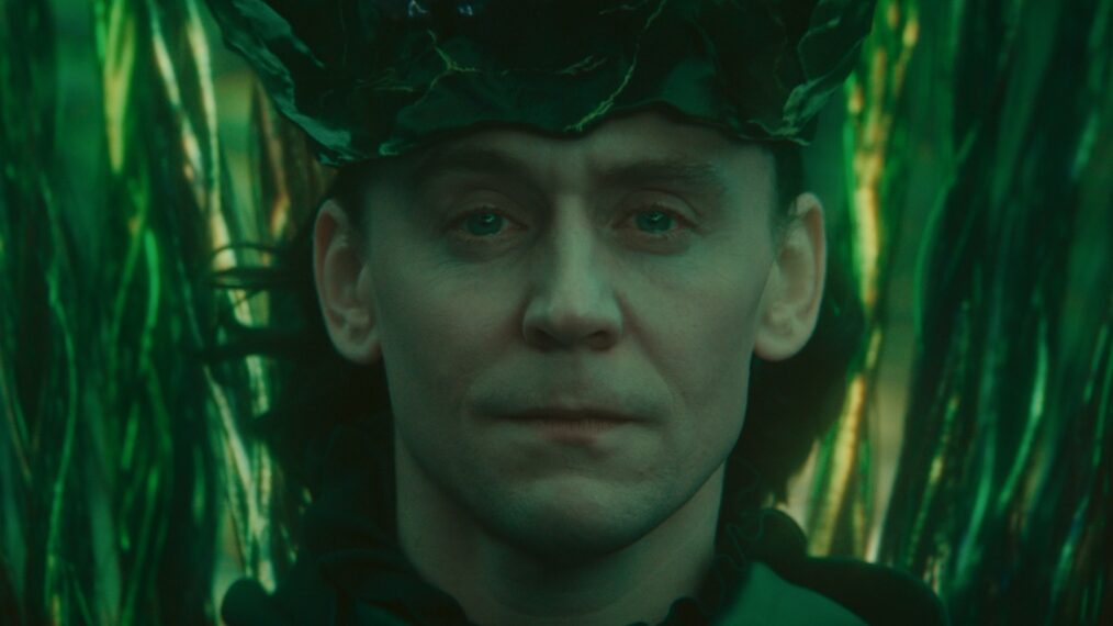 Tom Hiddleston as God Loki in the 'Loki' Season 2 finale 