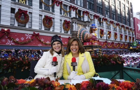 Savannah Guthrie and Hoda Kotb host the 2022 Macy's Thanksgiving Day Parade