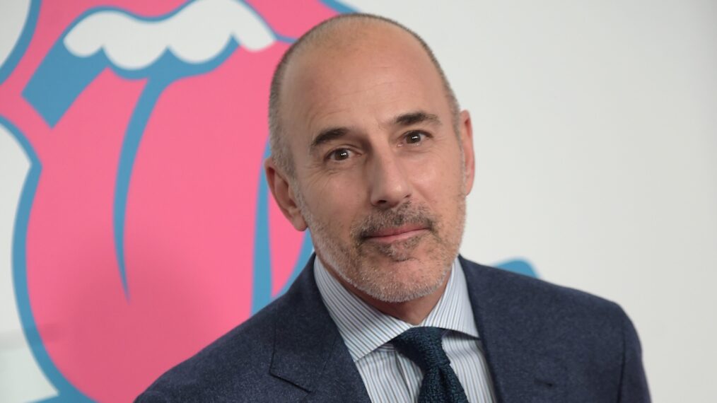 Matt Lauer on red carpet