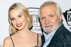 Molly and John McCook on red carpet