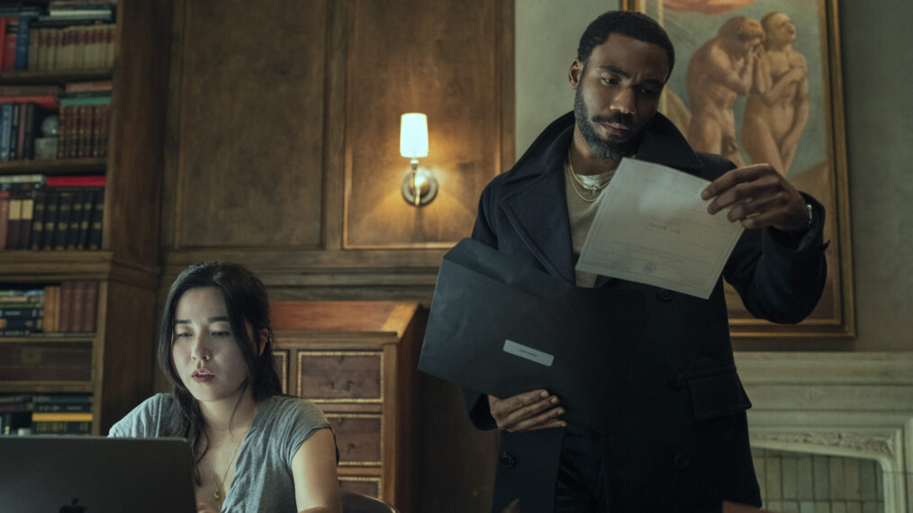 Donald Glover and Maya Erskine in first photos from 'Mr. & Mrs. Smith' on Prime Video