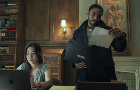 Donald Glover and Maya Erskine in first photos from 'Mr. & Mrs. Smith' on Prime Video