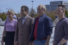 Traylor Howard, Tony Shalhoub, Ted Levine, and Jason Gray-Stanford in 'Mr. Monk's Last Case: A Monk Movie'