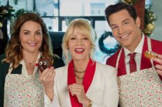 Erica Durance, Barbara Niven, and Brennan Elliott in 'Ms. Christmas Comes to Town'