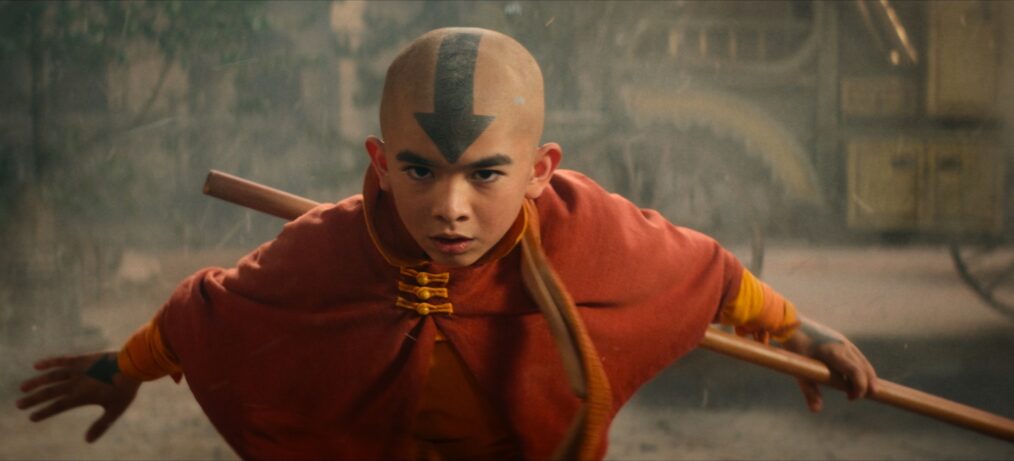 Gordon Cormier como Aang en 'Avatar: The Last Airbender' de Netflix