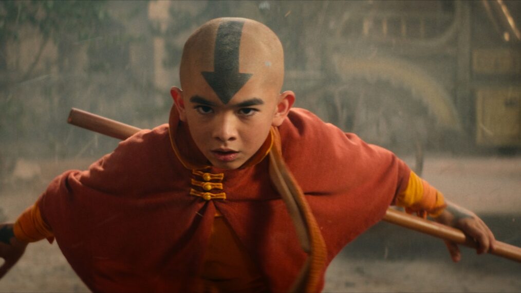 Gordon Cormier as Aang in Netflix's 'Avatar: The Last Airbender'