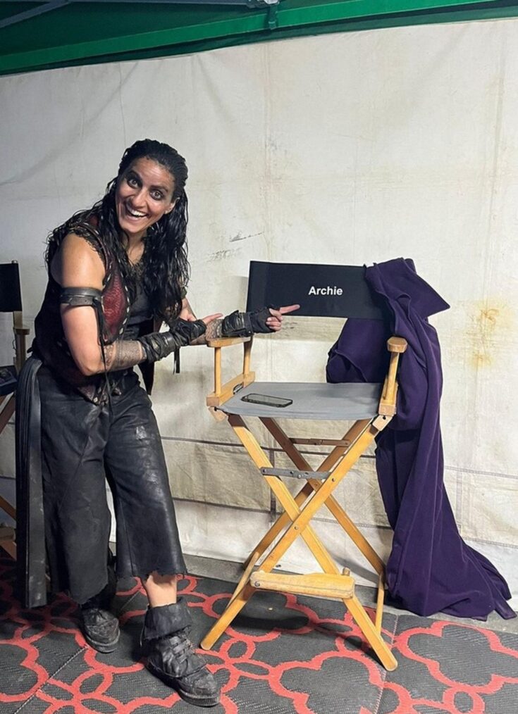 Madeleine Sami behind the scenes of 'Our Flag Means Death' Season 2