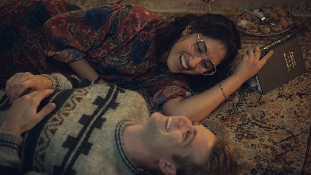 Ambika Mod and Leo Woodall in 'One Day'