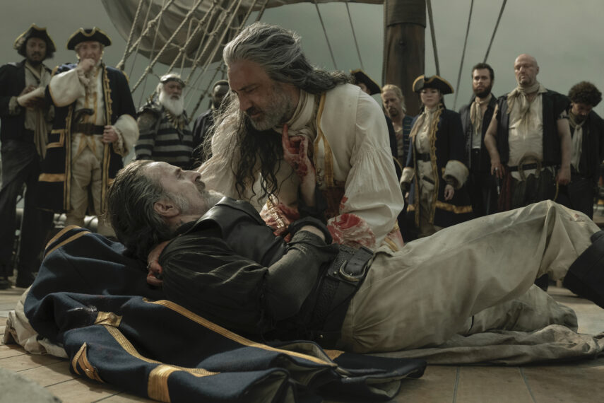 Con O'Neill and Taika Waititi in the 'Our Flag Means Death' Season 2 finale
