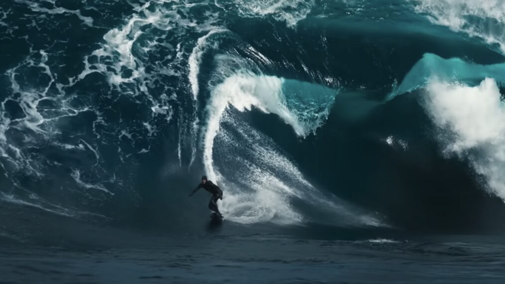 Surfer seen in 'Planet Earth III'