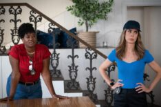 Adrienne C. Moore and Meredith MacNeill in 'Pretty Hard Cases' Season 3